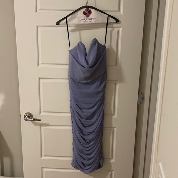 Michael Costello Dresses | X Revolve India Midi Dress In Periwinkle | Poshmark